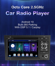 Załaduj zdjęcie do przeglądarki galerii, Car Radio DVD 2 DIN Android 10 Autoradio For Audi A4 B6 B7 S4 B7 B6 RS4 B7 SEAT Exeo 2DIN car stereo Multimedia GPS Navigation