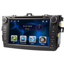 Laden Sie das Bild in den Galerie-Viewer, Eunavi 2 din car dvd radio player for Toyota Corolla 2007 2008 2009 2010 2011 2din gps navigation 8 inch stereo car pc headunit