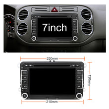 Cargar imagen en el visor de la galería, Eunavi 2 Din Android Car DVD Radio Multimedia Player GPS for VW GOLF 5 6 Polo Bora Jetta Passat b6 b7 Tiguan Subwoofer Autoradio