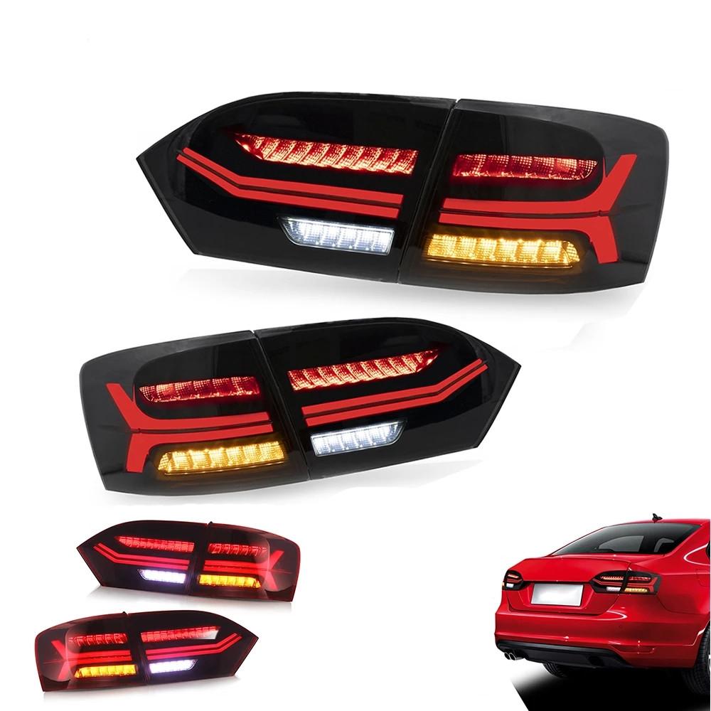 VLAND Tail Lights Assembly For 2012-2019 Volkswagen Jetta Sagitar 6th Generation Tail Lamp For Sedan Sequential Turn Signal