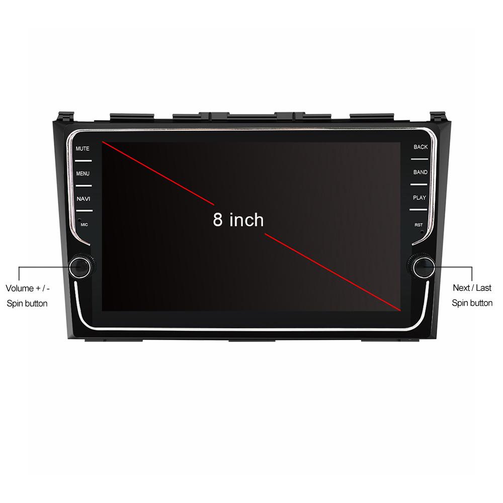 Eunavi Car dvd player GPS Navi For Honda CRV 2007-2011 Capacitive screen 1024 *600 +wifi+BT+SWC+RDS+Android 10+4G RAM PX6