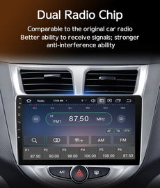 Eunavi 2 Din Android 11 Car Radio Multimedia Video Player For Hyundai Solaris Accent Verna 2010 - 2016 2Din DVD Head unit GPS