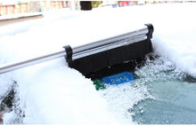 Cargar imagen en el visor de la galería, Car snow shovel ice shovel aluminum alloy telescopic snow brush ice shovel car snow removal deicing shovel winter snow shovel car supplies