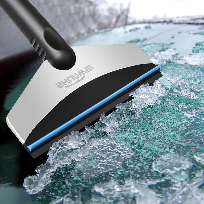 third generation multifunctional stainless steel ice and snow shovel, a good helper for snow and ice removal in winter SW-3107