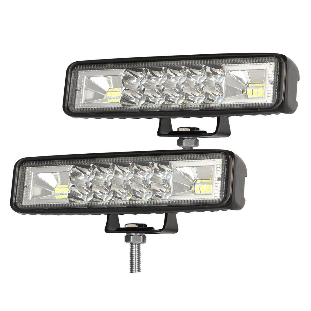 Vehicle Work Light 6 inch Two Rows 6000K IP67 for Car Truck Off-road Vehicle LED Work Lights Spot / Flood Light