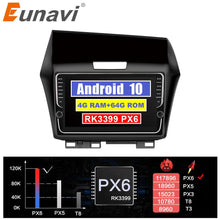 Charger l&#39;image dans la galerie, Eunavi 2 din car radio stereo multimedia GPS for Honda Jeda Stream 2013-2017 2din Android 10 headunit TDA7851 Subwoofer USB