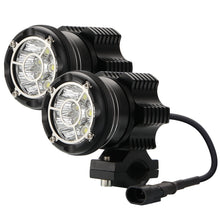 Załaduj zdjęcie do przeglądarki galerii, Car Led Spotlights, External Motorcycle A-pillar Lights, Off-Road Vehicle Glare Led Lights, Front Bumper Lights, A-p(Nine Beads)