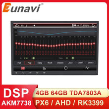 Załaduj zdjęcie do przeglądarki galerii, Eunavi Car Multimedia Player Android 10 Universal Auto Radio DVD Stereo Audio GPS Navigation 2 din Headunit Touch screen DSP