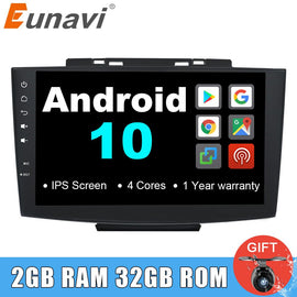 Eunavi 9 cal podwójne 2 Din Android 10 samochodowe multimedia radio stereo dla Haval H5 nawigacja GPS 1024*600 HD GPS IPS radioodtwarzacz pc bt