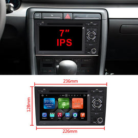 Eunavi 2 din Android 9 GPS 2 Din Autoradio system stereo dla Audi/A4/S4 multimedia 8 rdzeni 4GB 64GB samochodowy odtwarzacz dvd Radio 2din radioodtwarzacz