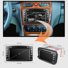 Laden Sie das Bild in den Galerie-Viewer, Eunavi 7 &quot;Android Auto DVD GPS Für Mercedes Benz CLK W209 W203 W463 Wifi DSP RDS Bluetooth Radio Stereo Audio Media Player