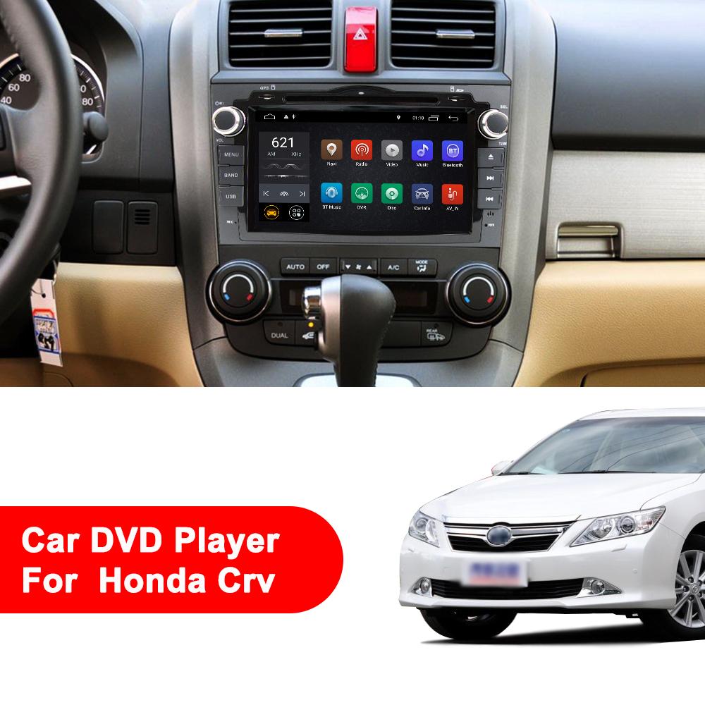 Eunavi 2 Din Android 10 samochodowy odtwarzacz dvd dla Honda CRV 2006 2007 2008 2009 2010 2011 radio samochodowe stereo 1024*600 HD TDA7851 DSP 4G