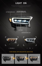 Load image into Gallery viewer, Vland Car Lamp Assembly For Ford Ranger 2015 2016 2017 2018 2019 2020 T6 T7 Headlights Full LED Front Lights Dynamic Turn Signal