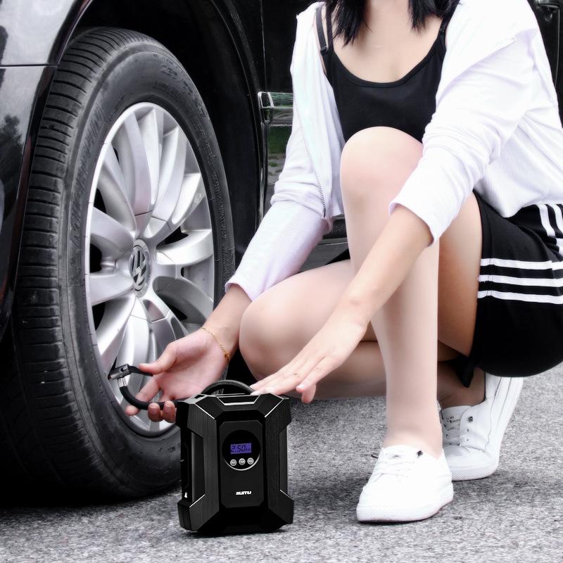 Car air pump, car, portable car, electric tire, multi-function air pump, 12v car pump