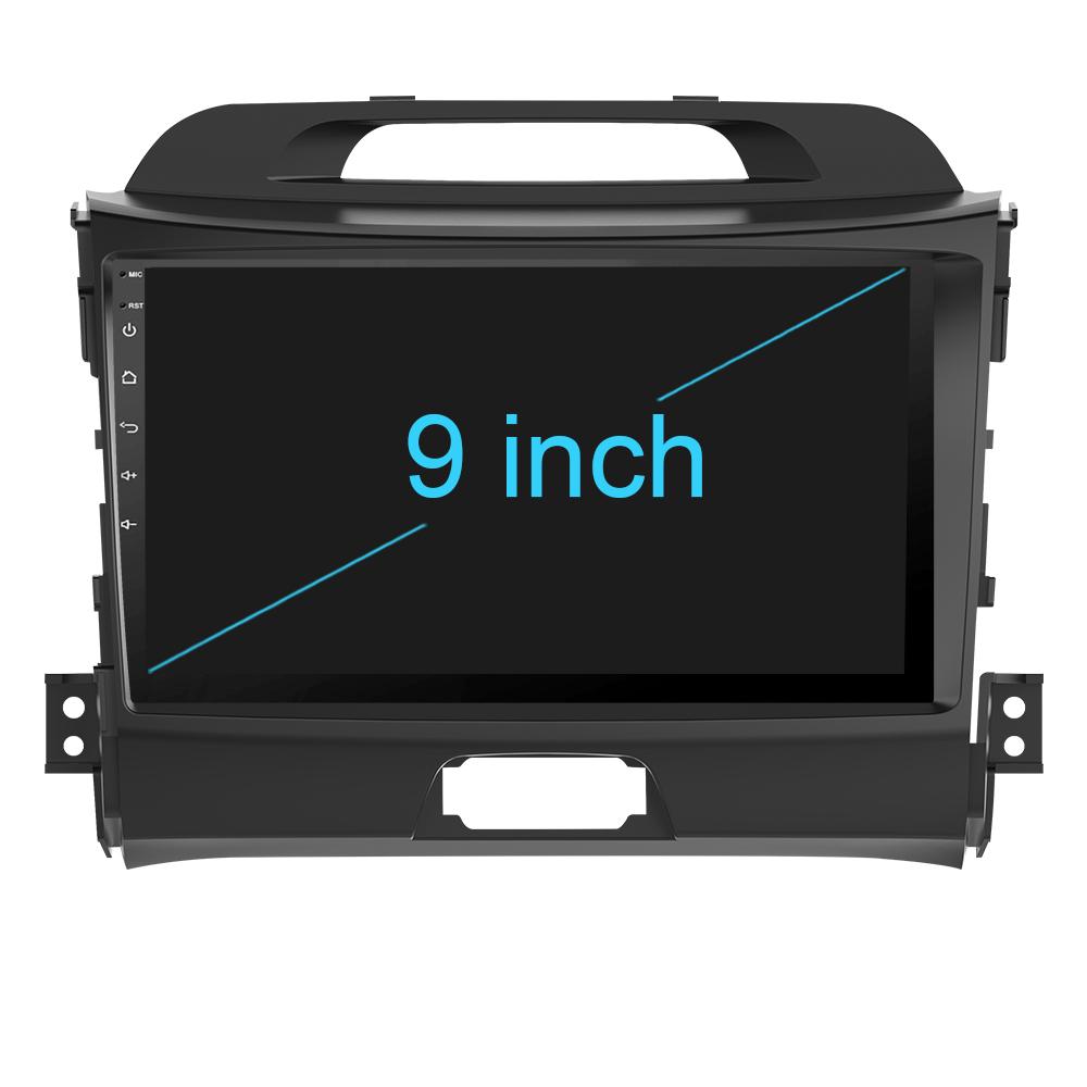 Eunavi 2 din Android 10 car radio stereo for KIA sportage 2011 2012 2013 2014 2015 headunit gps navigation 2din multimedia