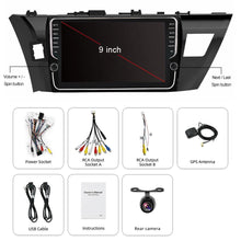 Cargar imagen en el visor de la galería, Eunavi 4G+64G Octa 8 core car radio for Toyota Corolla E180 2013-2016 multimedia car gps navigation PX6 WIFI android 10 no dvd