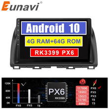 Cargar imagen en el visor de la galería, Eunavi 2 din car radio stereo multimedia for Mazda CX-5 2013-2016 Android 10 system 2din headunit GPS TDA7851 Subwoofer 4G 64GB