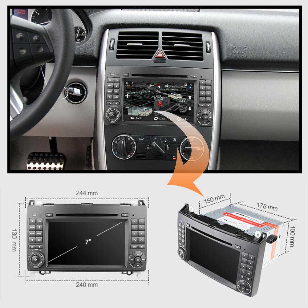 Eunavi TDA7851 Android 9.0 Car DVD multimedia Player For Mercedes Benz Sprinter W209 W169Viano Vito B200 A160 Radio Stereo GPS