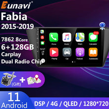 Załaduj zdjęcie do przeglądarki galerii, Eunavi 4G 1280*720 2 Din Android 11 Car Radio Multimedia Player For Skoda Fabia 2015 2016 - 2019 Autoradio DVD GPS Head unit