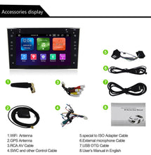 Laden Sie das Bild in den Galerie-Viewer, Eunavi 2 Din DSP Android 10 4G 64GB Car Multimedia DVD Radio Audio GPS For Vauxhall Opel Astra H G Vectra Antara Zafira Corsa