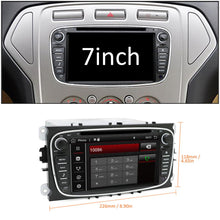 Charger l&#39;image dans la galerie, Eunavi 2 Din Android Car DVD Multimedia Player GPS for FORD Focus 2 II Mondeo S-MAX C-MAX Galaxy 2Din 4G 64GB Touch screen