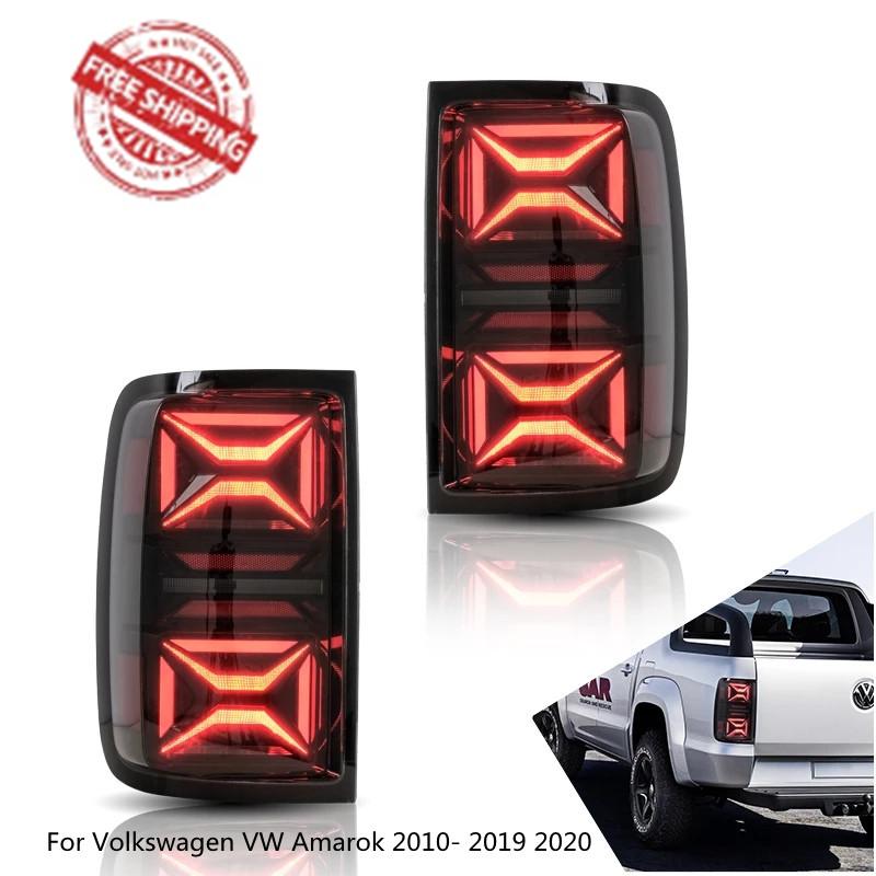 VLAND Rear Lamp Assembly LED Tail light For Volkswagen VW Amarok 2010- 2019 2020 With Sequential Turn Signal auto Accessories