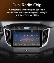 Eunavi 4G QLED 2 DIN Android 11 Car Multimedia Video Player For Hyundai Creta IX25 2015 - 2019 Car Radio DVD Head unit GPS Navi