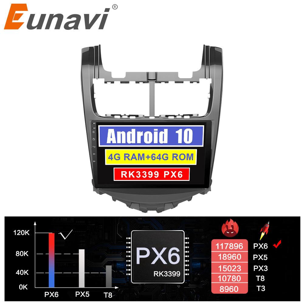 Eunavi Car Multimedia Radio player For Chevrolet Aveo 2 2011-2015 GPS Navigation Android 10 system Stereo WIFI USB 2 din