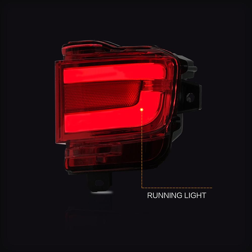 VLAND Tail Lights Assembly For Toyota Land Cruiser 2016-2019 Taillight Tail Lamp With Turn Signal Reverse Lights LED DRL Light