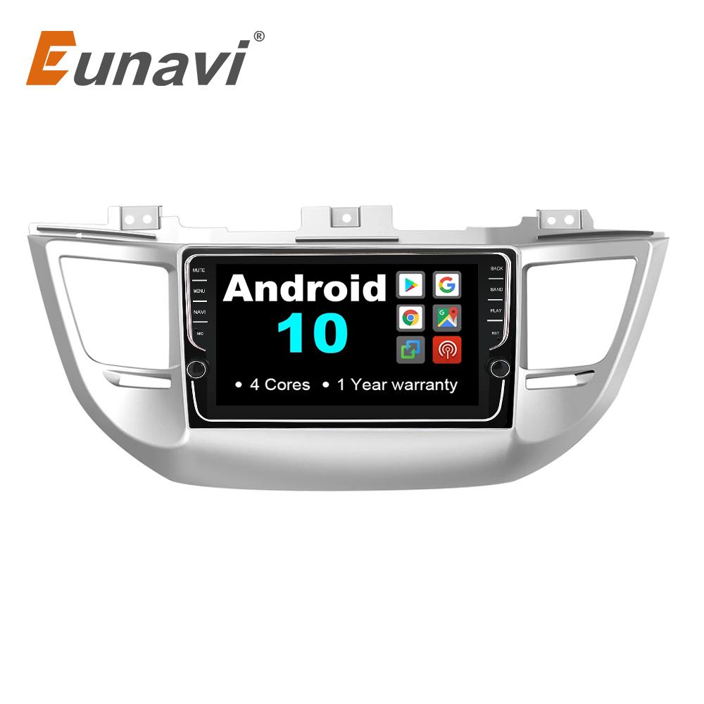 Eunavi 2din android 10 radio samochodowe dla Hyundai Tucson IX35 2014-2017 multimedialna nawigacja gps TDA7851 ekran dotykowy 1024*600