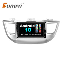 Cargar imagen en el visor de la galería, Eunavi 2din android 10 car radio for Hyundai Tucson IX35 2014-2017 multimedia gps navigation TDA7851 touch screen 1024*600