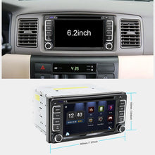 Load image into Gallery viewer, Eunavi 2 din Car DVD Radio Player GPS for Toyota Hilux yaris VIOS Camry Corolla Prado RAV4 Prado 2003 2004 2005 2006 2007 2008