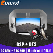 Laden Sie das Bild in den Galerie-Viewer, Eunavi 2 din car radio stereo multimedia for Toyota RAV4 Rav 4 2007 2008 2009 2010 2011 headunit GPS Android 10 IPS TDA7851 usb