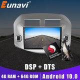 Eunavi 2 din car radio stereo multimedia for Toyota RAV4 Rav 4 2007 2008 2009 2010 2011 headunit GPS Android 10 IPS TDA7851 usb