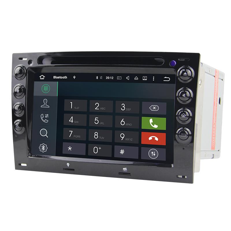 Eunavi Quad Core 7'' 2 Din Android 9.0 Car DVD Player For Renault Megane 2 ii 2006 2007 2008 2009 GPS Navi Radio RDS 1024*600