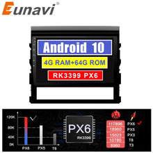 Cargar imagen en el visor de la galería, Eunavi 2din car radio stereo multimedia for Toyota Land Cruiser 2016 GPS headunit TDA7851 Subwoofer USB NO DVD Android 10