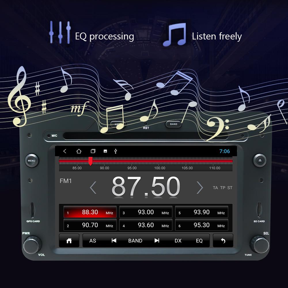 Eunavi 2 Din Android 10  Car Multimedia Player DVD GPS Radio Auto For Alfa Romeo Spider Alfa Romeo 159 Brera 159 Sportwagon WIFI