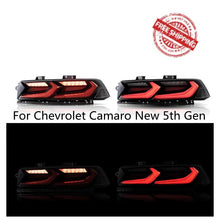 Load image into Gallery viewer, Vland Car Lamp Assembly For Chevrolet Camaro New 5th Gen Full LED Corvette C8 Style Rear Lights 2014 - 2015 Tail Lights