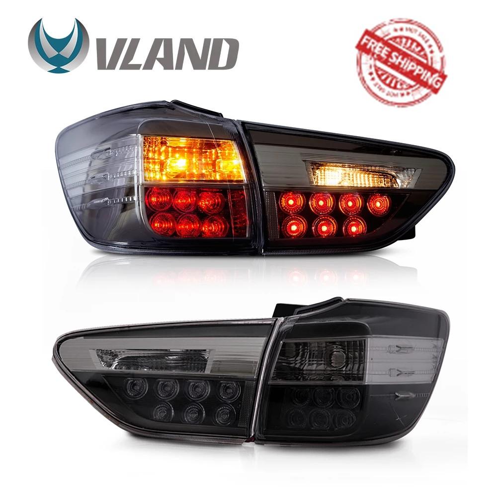 VLAND Tail lights Assembly for Toyota Wish Taillight 2009-2015 Tail Lamp with Turn Signal Reverse Lights LED DRL light