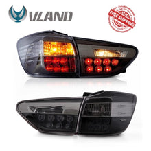 Laden Sie das Bild in den Galerie-Viewer, VLAND Tail lights Assembly for Toyota Wish Taillight 2009-2015 Tail Lamp with Turn Signal Reverse Lights LED DRL light