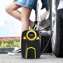 Cargar imagen en el visor de la galería, Car air pump car portable car electric tire multifunctional 12v air pump car air pump