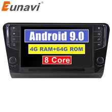 Cargar imagen en el visor de la galería, Eunavi Android 9 Car radio stereo multimedia For Skoda Octavia 2014 2015 2016 2017 1 din GPS 4G 64GB auto pc headunit tda7851