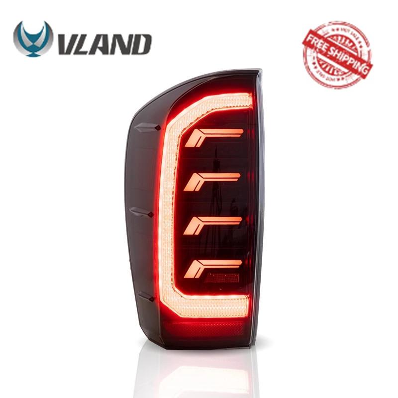 VLAND Full LED Taillights Rear Light TRD Off Road tail lights trucks For Toyota Tacoma TRD Sport SR5 Limited 2016- 2021