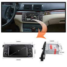 Laden Sie das Bild in den Galerie-Viewer, Eunavi Android 9.0 Car DVD for BMW E46 M3 Rover 3 Series 1 Din Multimedia radio player GPS Autoradio Stereo system TDA7851 RDS