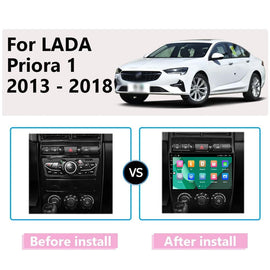 Eunavi 7862 4G 2DIN Android Auto Radio GPS For LADA Priora I 1 2013 - 2018 Car Multimedia Video Player Carplay 2 Din