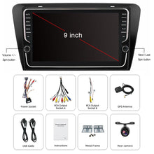 Załaduj zdjęcie do przeglądarki galerii, Eunavi 2 Din Android 9.0 Car Radio stereo For SKODA Octavia A7 III 3 2014-2018 GPS navigation multimedia TDA7851 1024*600 WIFI