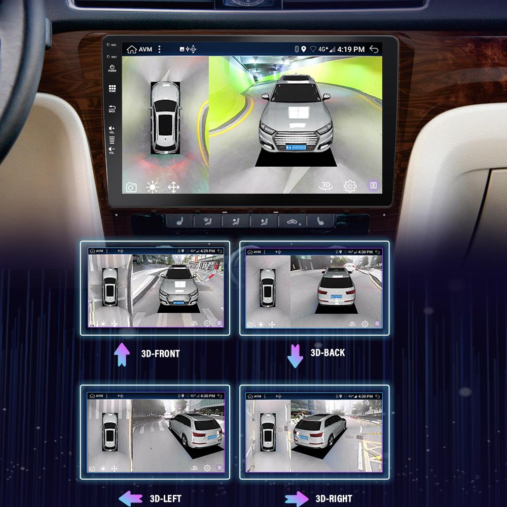 Eunavi 8Core DSP 4G+64G 2 Din Car Radio Multimedia Video Player Android 9 10.1 inch Touch Screen Universal Head unit GPS Stereo