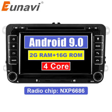 Charger l&#39;image dans la galerie, Eunavi 2 Din Android Car DVD Audio Radio Multimedia For VW GOLF 6 Polo Bora JETTA B6 PASSAT Tiguan SKODA OCTAVIA GPS Navigator