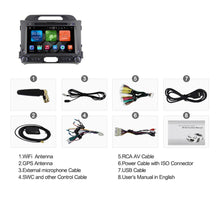 Load image into Gallery viewer, Eunavi 2 din Android 9.0 car dvd Multimedia player for KIA sportage 2011 2012 2013 2014 2015 2din radio gps navigation headunit