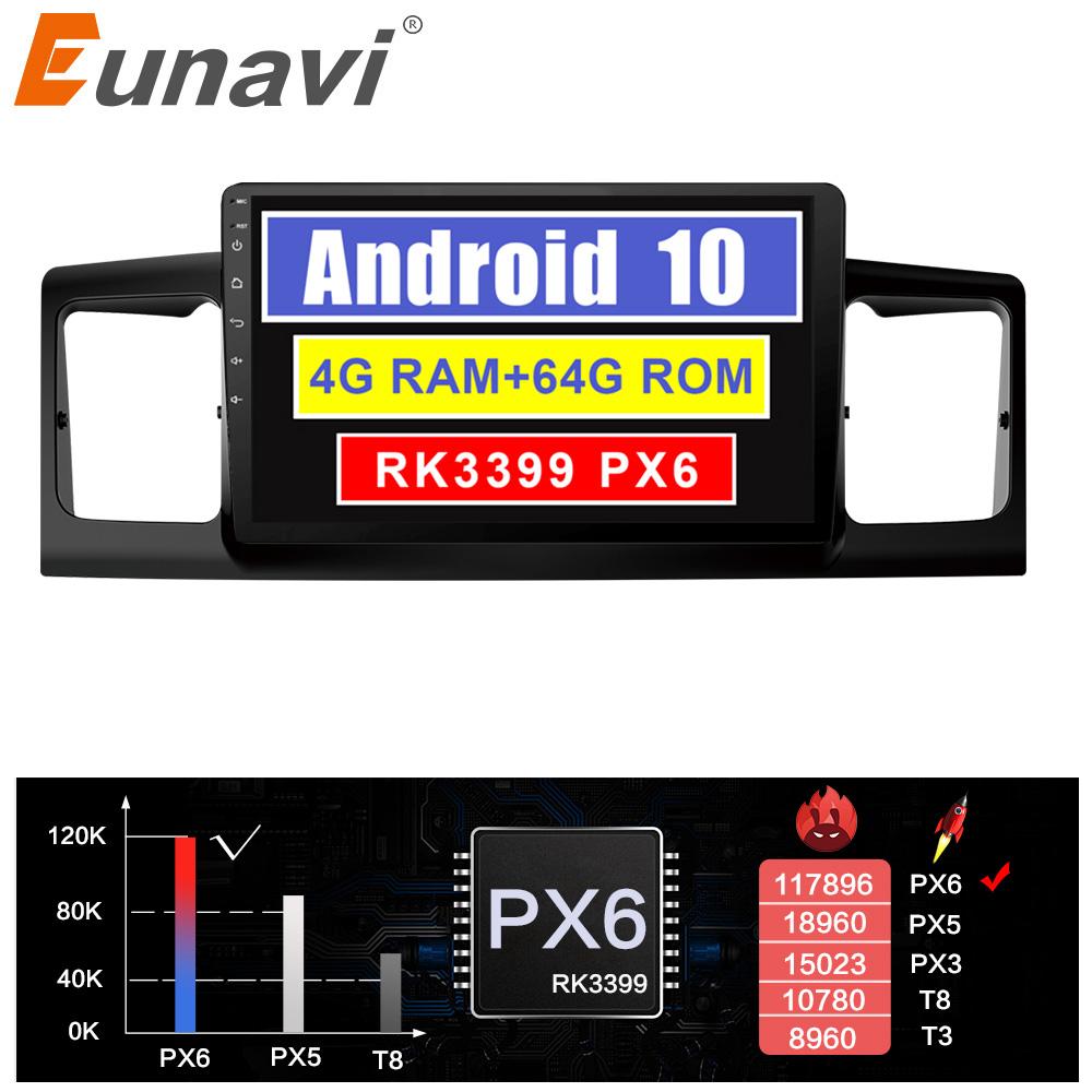 Eunavi 4G 64G Car DVD Player For Toyota Corolla E120 BYD F3 2 Din Car Multimedia Stereo GPS Auto Radio 8Core Android 10 DSP